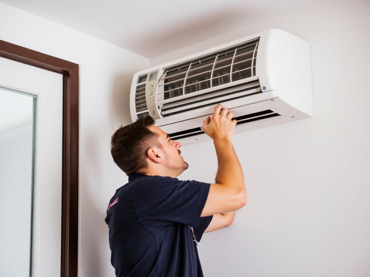 Servis & cuci aircond rumah — Butterworth & BM