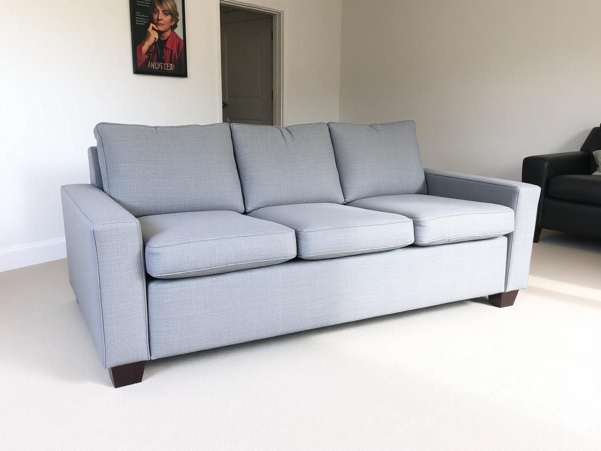 Sofa 3 seater fabric, kondisi 9/10